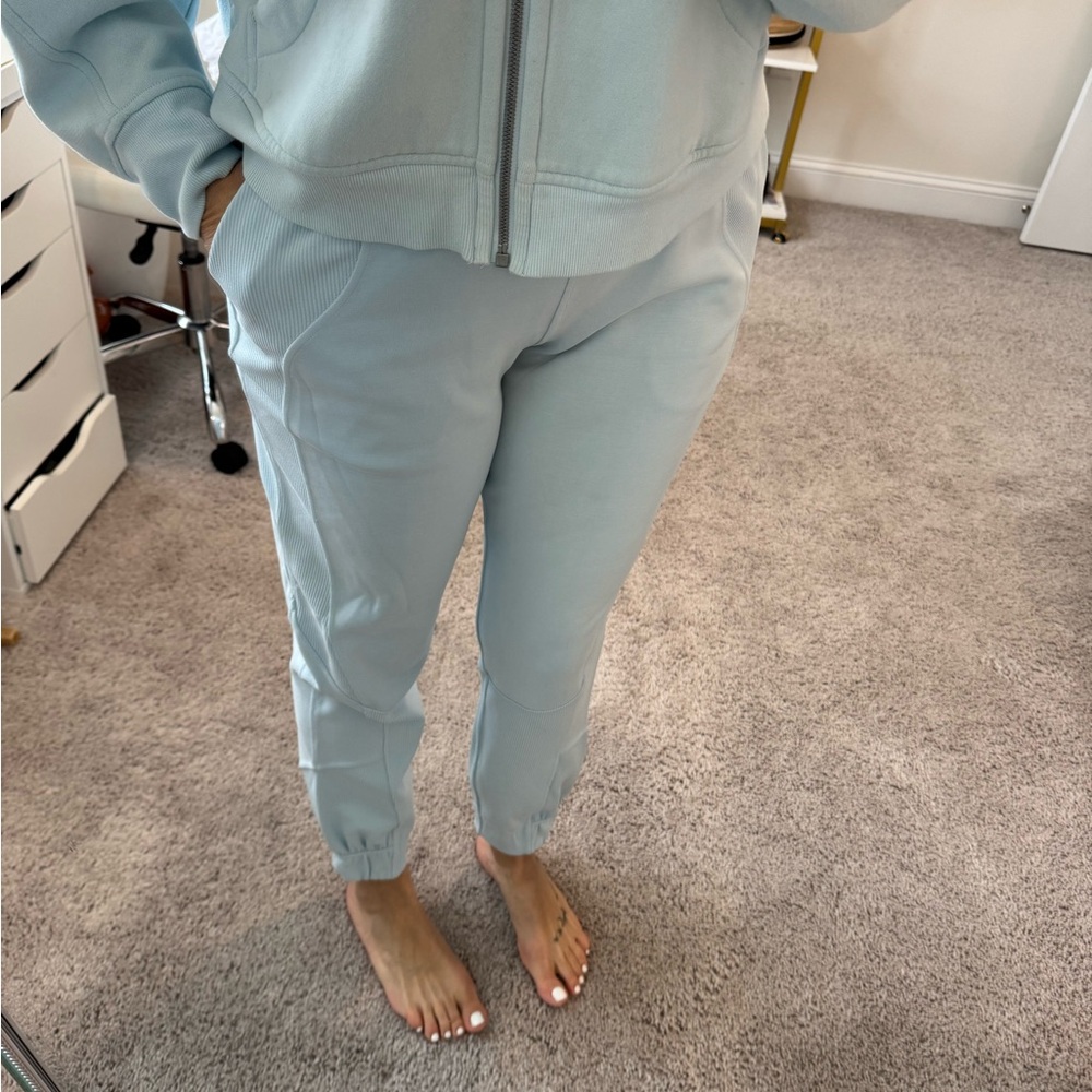 Lululemon Athletica Light Blue Joggers - Picture 2 of 9